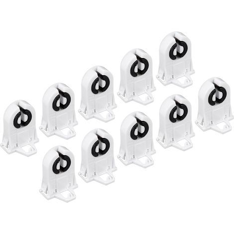 2A T8 G13-F266 Tube Douille 8Pcs Non Shunté Simple Tête G13 Blanc (1/5)