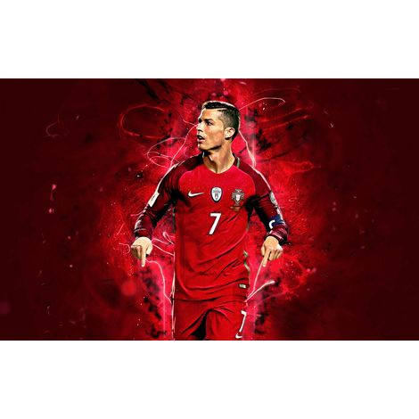 Papier peint panoramique Football - Joueur de Foot - 130 cm x 81 cm (1/2)