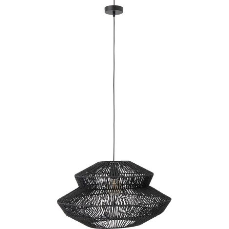Suspension Design "Corde" 60cm Noir