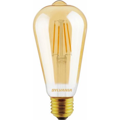 Ampoule LED SYLVANIA Edison ambre E27 470lm 2500k - Remplacement des lampes à incandescence de 37W - Ø 64mm (1/5)