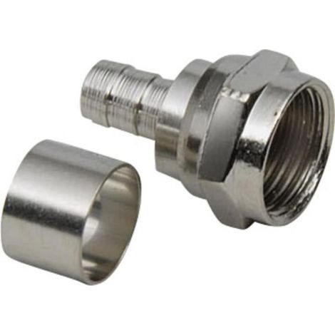 Fiche F à sertir pour câble 7 mm