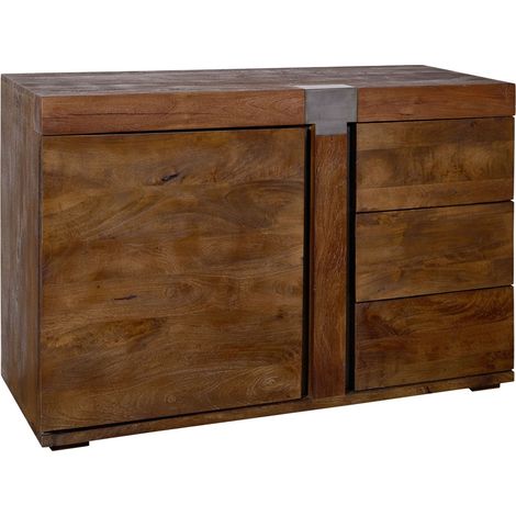 Sideboard Mango 115x45x75 braun lackiert Amsterdam 09 (1/3)