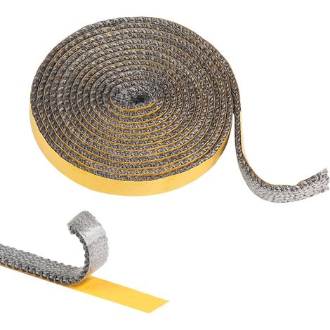 1 Pièce Joint Insert Cheminée 2 mm x 15 mm x 2.5 m, Joint Poele a Bois, Joint en Fibre de Verre Résistante 600°, Joint Réfractaire pour Poele a Bois, Cheminée, Chaleur (1/5)