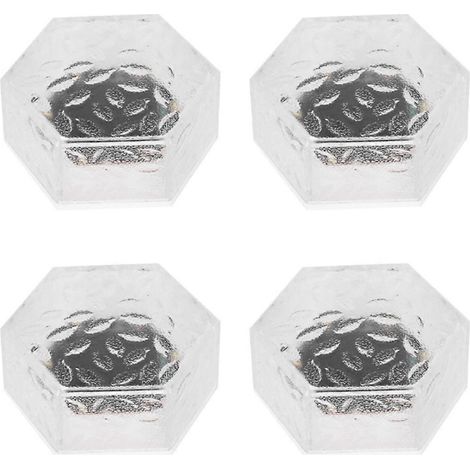Lot de 4 lampes solaires de terrasse étanches pour jardin (blanc chaud) (1/5)