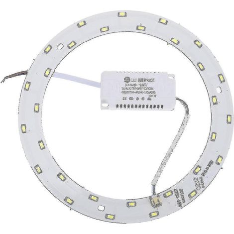 Panneau LED circulaire magnétique 15 W 220-240 V SMD 5730 à 30 LED pour plafond