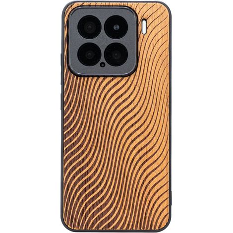 Custodia in legno Bewood per Xiaomi 15 MERBAU WAVES (1/5)