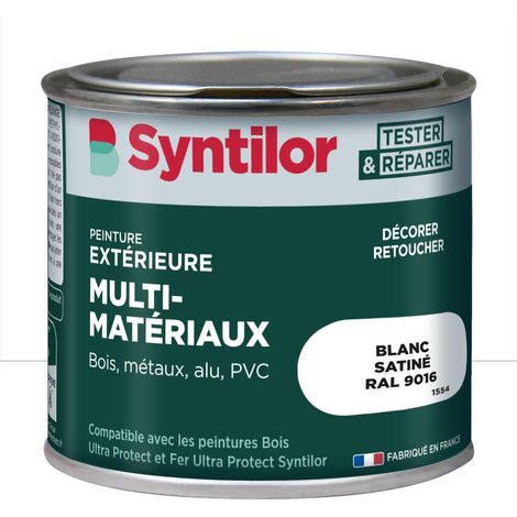 Vernice per esterni per legno, alluminio e PVC. SYNTILOR bianco satinato 125 ml SYNTILOR (1/5)