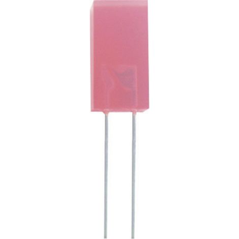 Kingbright L-1553GDT LED bedrahtet  Grün Quadratisch 5 x 5 mm 5 mcd 110 ° 20 mA 2.2 V