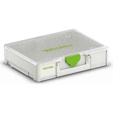 Festool – Organisateur Systainer³ SYS3 ORG M 89 – Boîte de rangement pour outils – Couvercle transparent – 204852