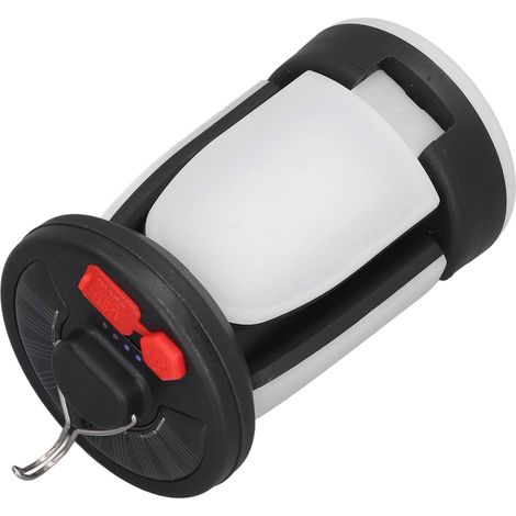 Lampe torche solaire de secours pliable ZP01304, 3 volets avec batterie intégrée, sortie USB pour recharge, modèle TG-ZP01304, lampes d'urgence multi-panneaux solaires. (1/5)