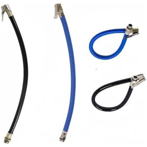 2 pcs Tuyau de Gonflage Pneu Adaptateur Rallonge Valve Moto Vélo Extension Pompe Voiture Tube gonflage des Pneus pour Tous Les avec Valves Standard - (1/5)