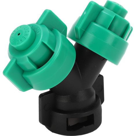 Buse de pulvérisation ronde double pour drone agricole de protection des plantes, couleur verte (1/5)