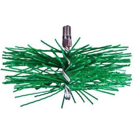 cepillo 200 mm deshollinador chimeneas pvc verde ebertools ,
