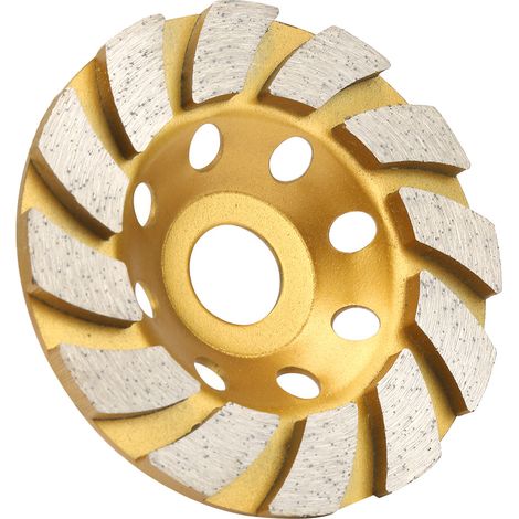 100 x 20 mm Diamantsegment-Schleifscheibe, Topftrennscheibe für Beton, Marmor und Granit (1/5)