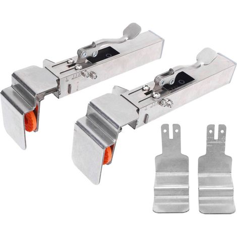 Adjustable drawer clips, 2 pieces, with 2 clamping pieces, cabinet panel installation clamp (1/5)