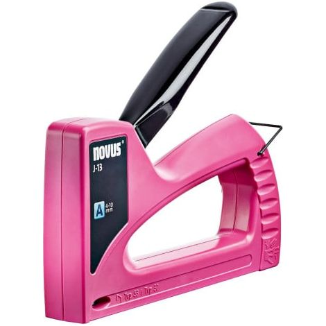 Novus Handtacker J-13 Pink  Klammern A/H 4–10 mm  Kunststoffgehäuse (1/3)