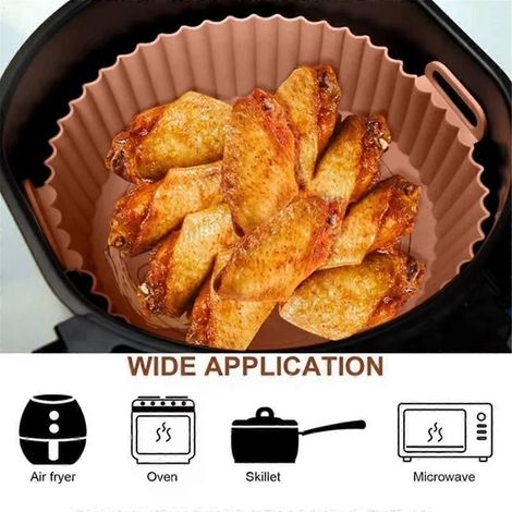 Tapis de cuisson réutilisable pour friteuse à air chaud, ustensiles de cuisine (comme illustré) (1/5)