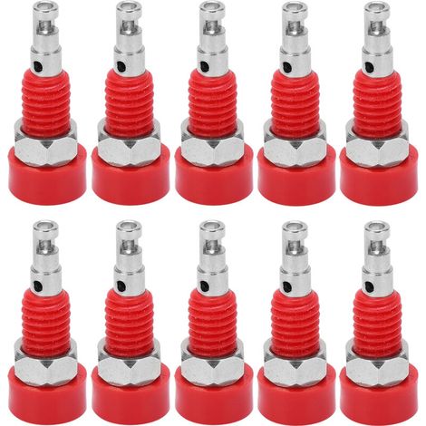 10 pièces Connecteur Banane Femelle 2mm Jack Panneau Mini Borne pour Instruments Électroniques (1/5)
