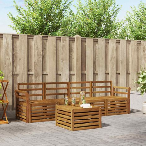 Sofagarnituren Natur Massivholz Akazie (1/5)