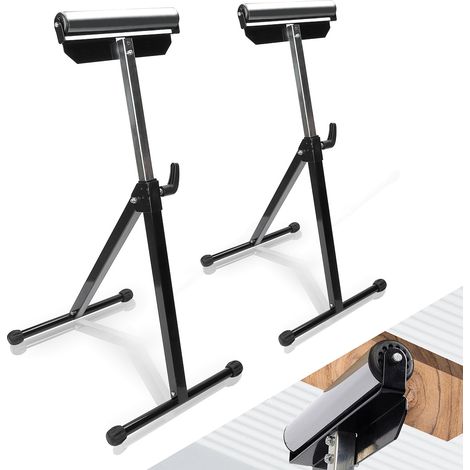 Wolketon 2X Rollenbock Höhenverstellbares Arbeitsbock bis 60 kg Metall Rollenständer 68-108cm