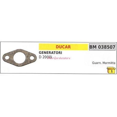 Dichtung Auspufftopf DUCAR Lichtmaschine D 2000i 038507