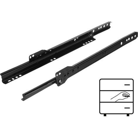 Guide à rouleaux 300 mm noir 20 kg Riex NR09 (1/5)
