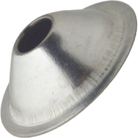Rosace d'Écartement Hauteur 9mm Acier Zingué Blanc