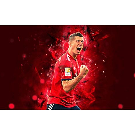 Papier peint panoramique Football - Joueur de Foot - 195 cm x 122 cm (1/2)