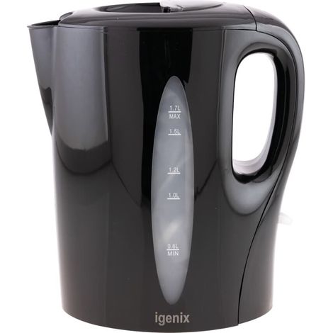 Igenix 1.7LTR Black Cordless Jug Kettle