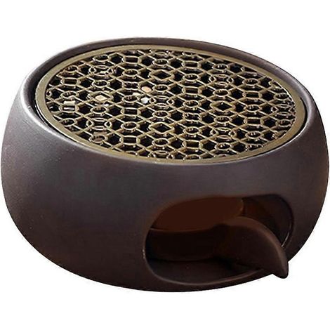 Chauffe-théière en céramique, cadeau d'anniversaire multifonctionnel, décoration intérieure, chauffe-théière avec porte-bougie pour service à thé. (1/5)