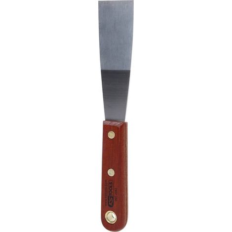 KS Tools 907.2262 Spatola IN ACCIAIO INOX, 38 mm, con impugnatura in legno (1/5)