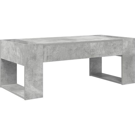 Tavolino da salotto Grigio cemento 110 x 50 x 41 cm vidaXL