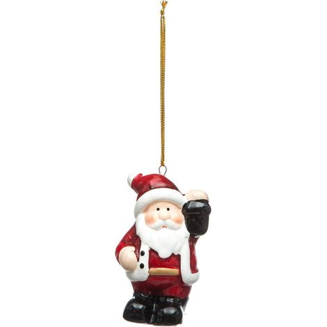 Soggetto in ceramica di Natale - Babbo natale - Feeric lights & christmas (1/3)
