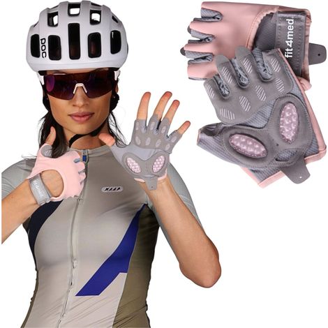 Unisex-Fingerlose Sport-Radhandschuhe aus Leder für Fitnessstudios