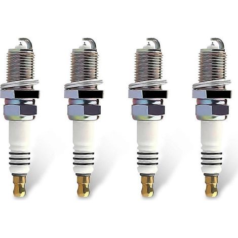Lot de 4 bougies d'allumage pour moteur automobile BKR5EIX-11 5464, compatibles Honda et Lexus. (1/5)