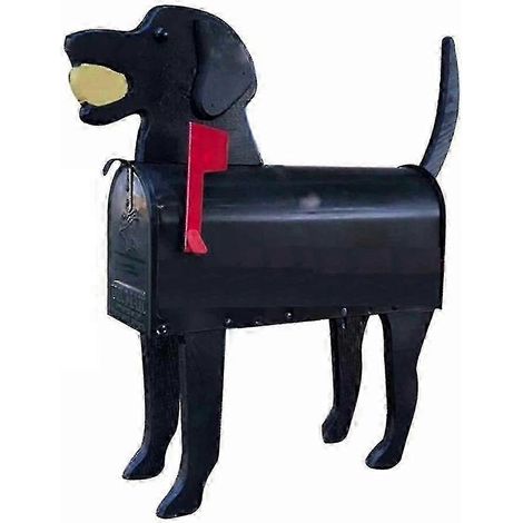 Boîte aux lettres résistante aux intempéries en forme d'animaux avec motif chien et cochon pour l'extérieur cour de ferme jardin terrasse (1/5)