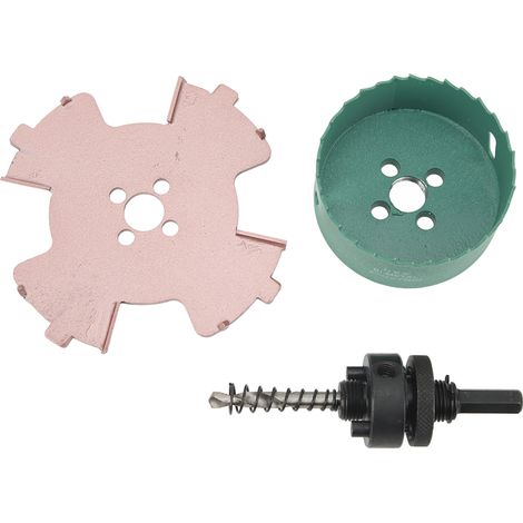 Randloser Spot-Lochöffner mit Sechskantschaft, Zentrierbohrer, Senklochbohrer-Set, 75 mm / 3 Zoll (1/5)