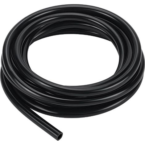 Tuyau de Vide en Silicone 10mm X 16mm OD, Air Tuyau d Eau, Tuyau Flexible Noir pour Transfert de Pompe, Conveyance de Fluide 5m (1/5)