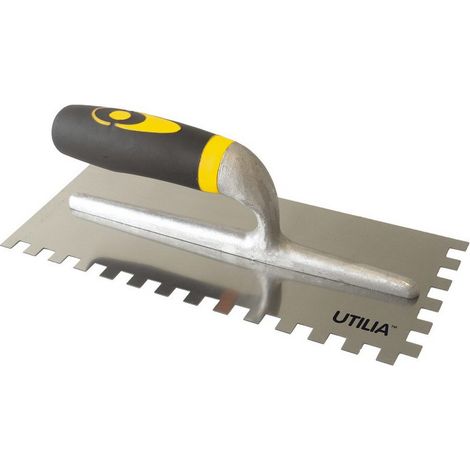 5PZ FRATTAZZO DENTATO A DESTRA MOD. USA cm. 12x28 Dentatura mm.10x10