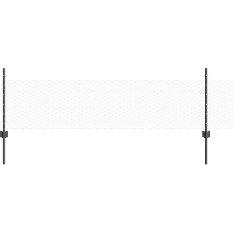 Maison Exclusive - Geschweißter Drahtzaun 50 x 0,5 m (B x H)