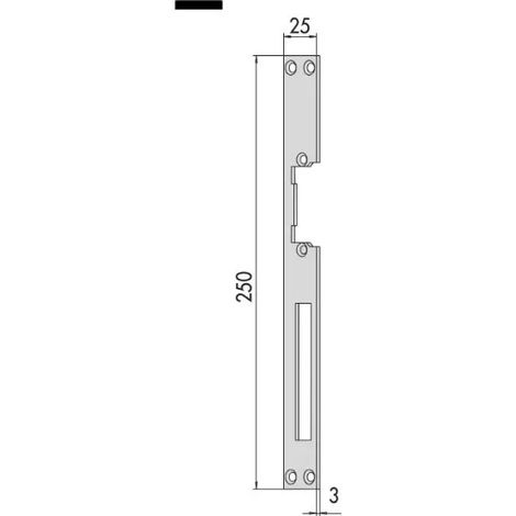 FRONTALE CISA 05001-00-0-07 L 250MM