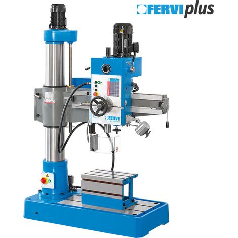 Taladro radial para metal con descenso automatico cm4 32mm Fervi TR01/180
