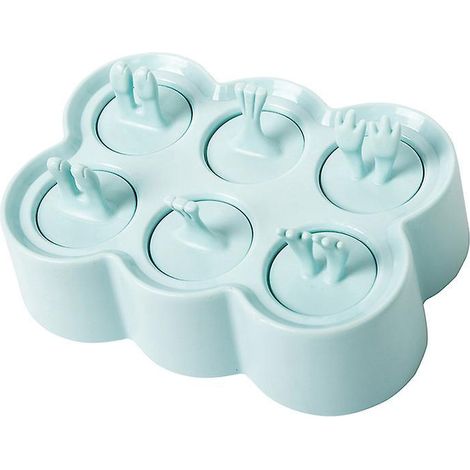bleu-moule  Sucettes En Silicone Pour Enfants Moule  Glace En Treillis Moule  Glace Pour Mini-machine  Glace Moule  Sucettes En Silicone Pour La M (1/5)