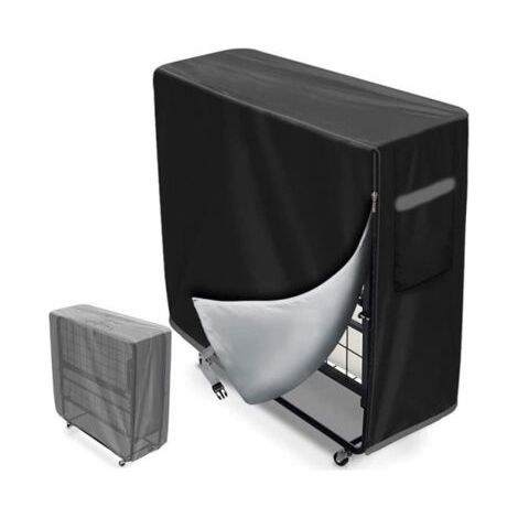 Housse de lit pliable imperméable et réglable – Protection multifonctionnelle pour lit pliable, 99 x 38 x 114 cm, pour l'intérieur et l'extérieur (1/5)