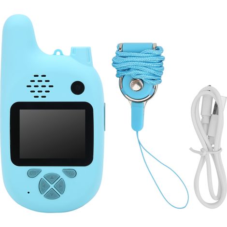 Talkie-walkie sans fil pour enfants avec caméra 720P, caméscope numérique mini, jouet cadeau et lecteur MP3 (1/5)