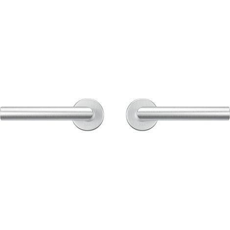 Kit de ferrures de porte Milan pour porte intérieure - Poignée de porte avec rosace - Ressort - Aluminium (1/5)