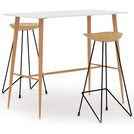 Ensemble de bar 3 pcs Blanc 9 (1/5)