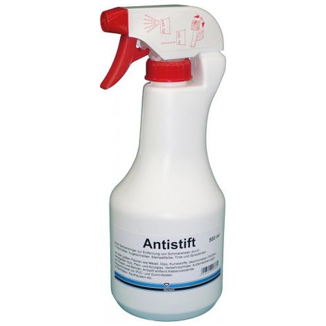 Flacon de décapant antiadhésif 500 ml 1 tête de pulvérisation sans diamant (Par 6) (1/2)