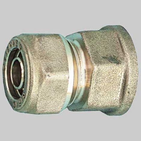 RACCORDO DIRITTO FEMMINA PER TUBO COBRA-PEX - 3/4 x 22 S. 3