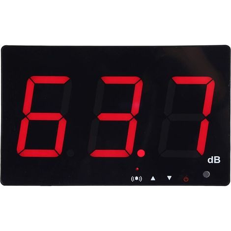 Professional Sound Level Meter with Fixed Alarm Thresholds, Portable LCD Digital Decibel Meter, 30130 dB Decibel Noise Measurement Tester with Data Logger (1/5)
